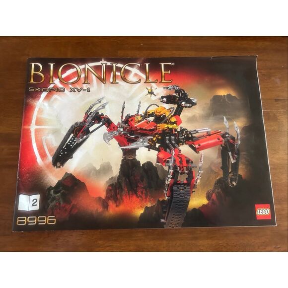 LEGO Bionicle Skopio XV-1 #8996 Instruction Manual Only (6008) - Picture 7 of 12